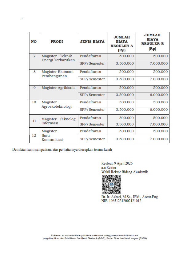 28 PENGUMUMAN PENERIMAAN MABA ALL PROGRAM PASCASARJANA 20261 preview okfinal 003