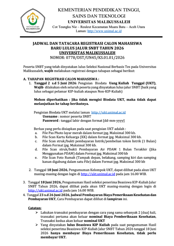 REV TATACARA DAN JADWAL REGISTRASI SNBT 2026 Signed 001